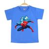 Boy's Summer Spiderman T-Shirt: Pure Cotton Short Sleeve Top