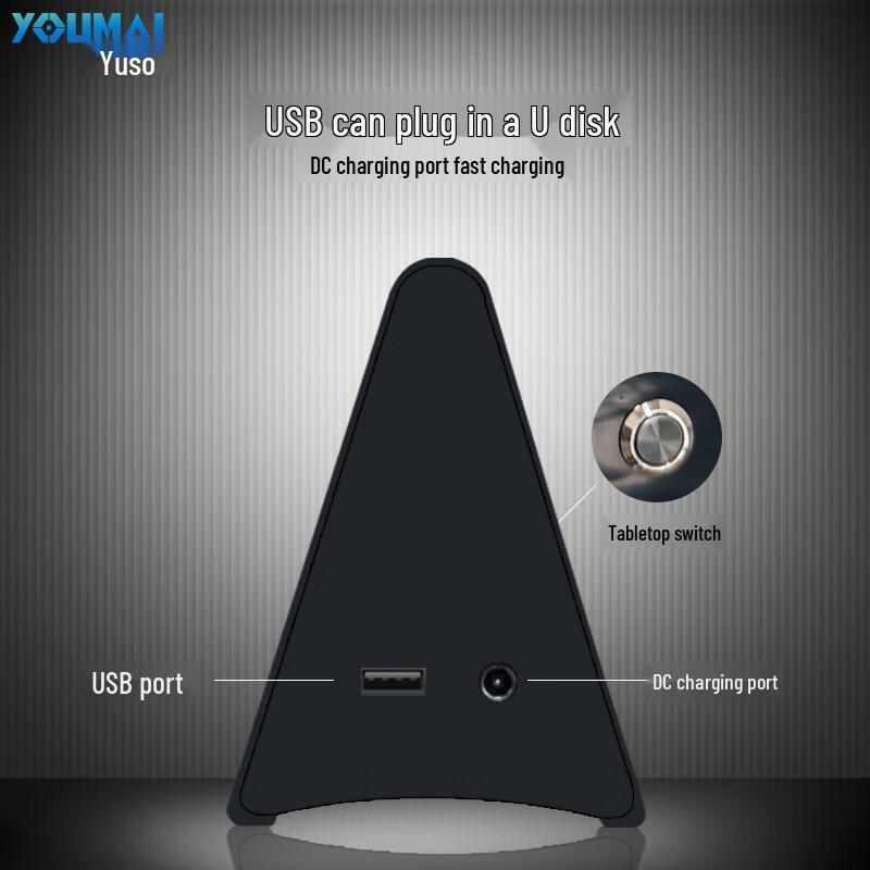 Youmai 10.1-inch Smart Dual-Screen Electronic Conference Table Card (CN Version)