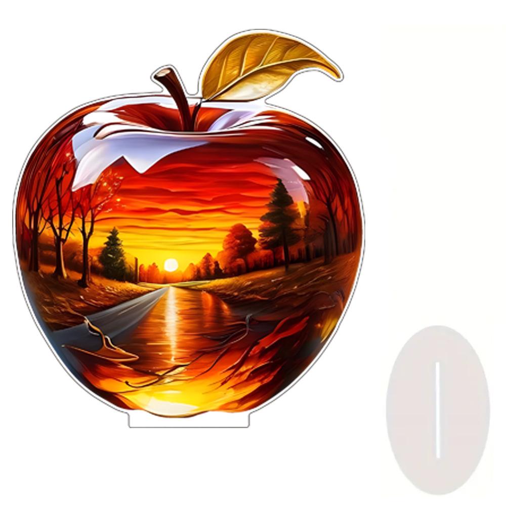 Hot Selling Cartoon Patterns, Crystal Apple Shapes, Creative Designs, Home Living Room Desktop Ornaments, Decorations, Gift Giving Parties