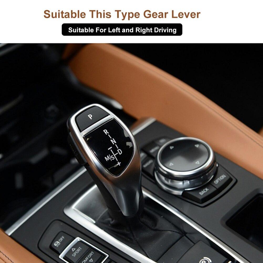 Car Shift Knob Panel Gear Button Cover Emblem M Performance Sticker Fit for B+W X1 X3 X5 X6 M3 M5 F01 F10 F30 F35 F15 F16 F18