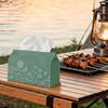 1pc Modern Minimalist Botanical Tissue Box Holder with Dandelion Line Pattern - Green Suitable for Home Decor, & Dining Table Storage, Suitable for Ca