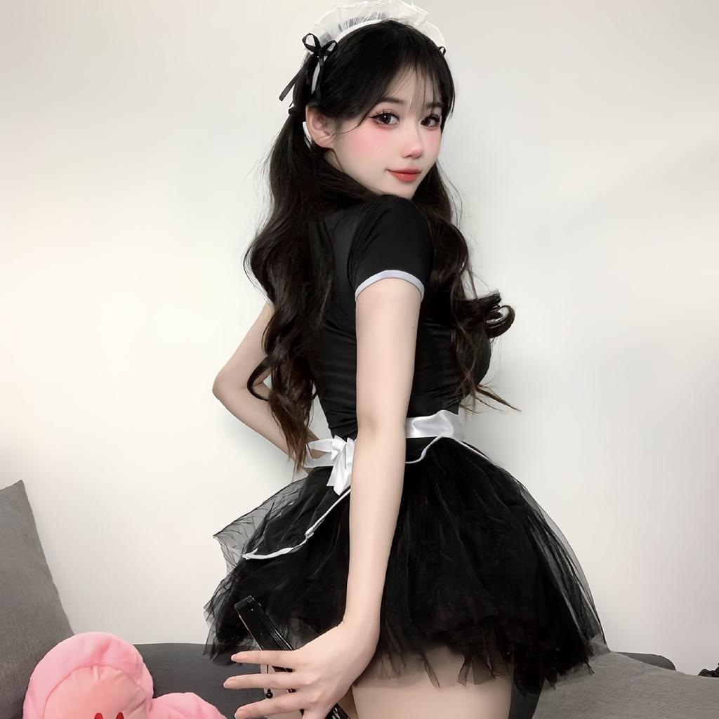 Erotic lingerie national style girl vintage cheongsam maid uniform dress pure desire sexy cos maid SM