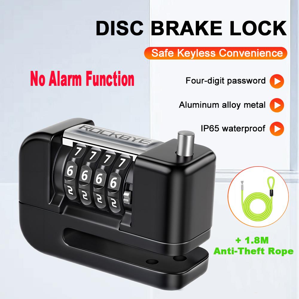 New Bike Motorcycle Alarm Disc Brake Lock 120dB Rechargeable Bicycle Moto Anti theft Alarm System Motorbike Accessories