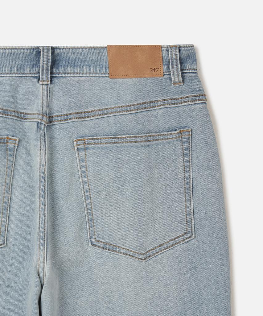 247Silijeu Comfort Wide Denim Light Blue