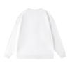 BAPE Spring/Autumn Pure Cotton Terry Men's Sweatshirt - Round Neck, Letter Print, Loose Fit, Unisex, Trendy Monkey Head Design
