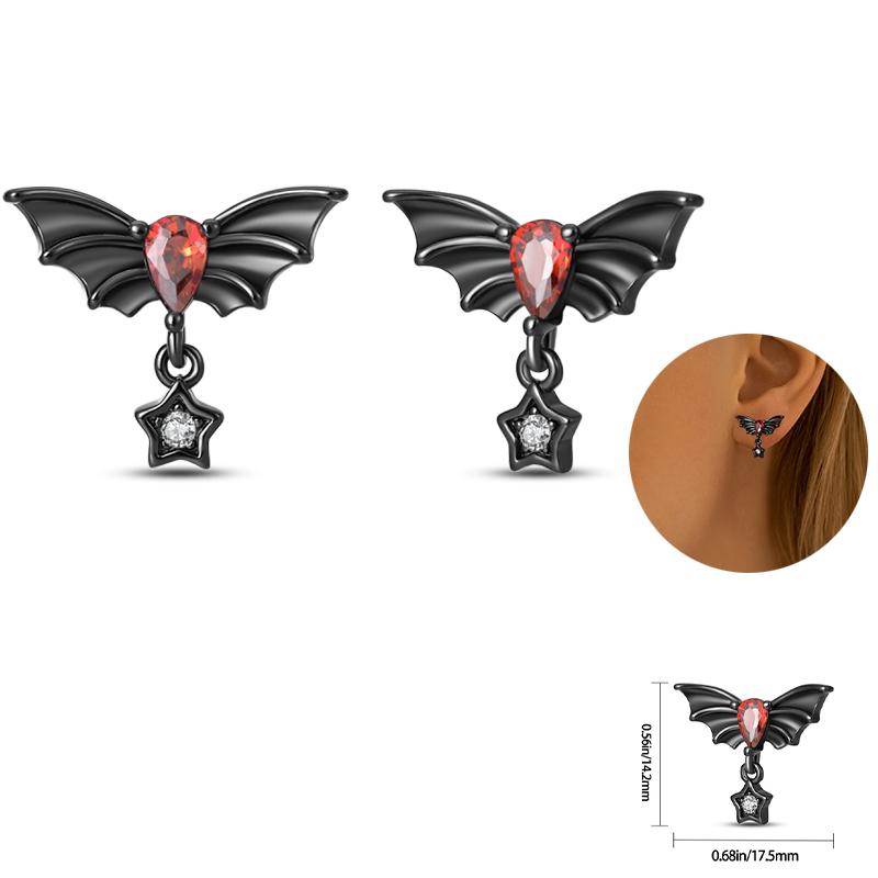 Ladies Sweet 925 Silver Ocean Star Flower Butterfly Design Trendy Earrings Birthday Commemoration Day Fine Sweetheart Jewelry