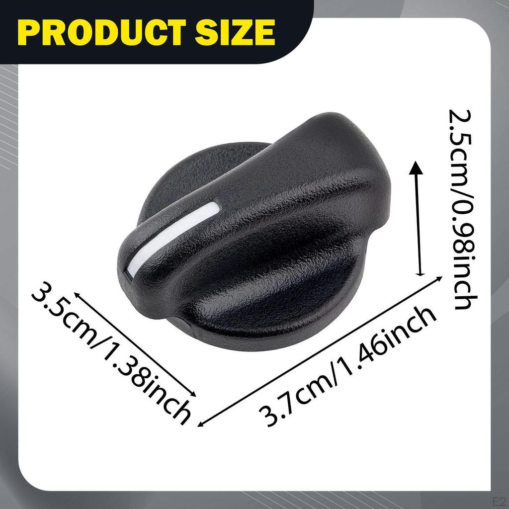 3Pcs Heater and Air Control Knobs Replace Easy Installation 5011218AC Climate Knob