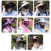 Breathable Mesh Wide Brim Visor Cap Neck Protection Cooling  Fisherman Hat  Sport Activities