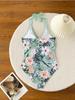 Printed Tie Back High Waist One Piece Sexy Bikini Swimsuit Women Fashion Elegant Beach Vacation Wear