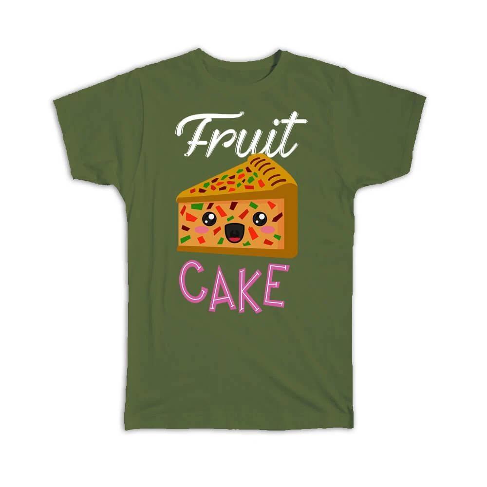 

Gift T-Shirt : Cute Fruitcake Piece Christmas Food Festive Holidays Secret Santa 3XL