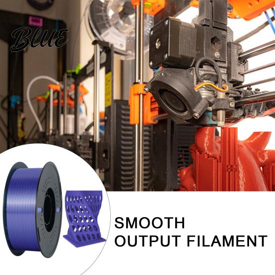 Smooth Output Filament Silk PLA 3D Printer Filament 1.75mm 1kg Spool for Satin Texture Printing Material FDM Printers Shiny Metallic DIY Ornaments