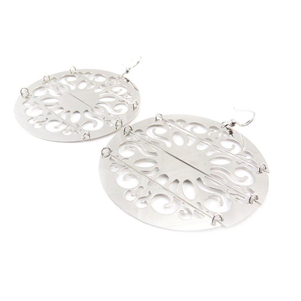 Les Trésors De Lily [J2082] - Brincos Prata 'Calypso'