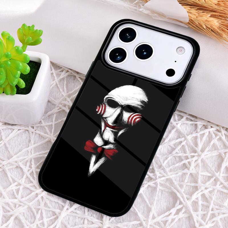 

Jigsaw Saw Phone Case for iPhone 17 Air 16 15 11 12 14 13 Pro Max Shockproof Cover iPhone17 Pro Max