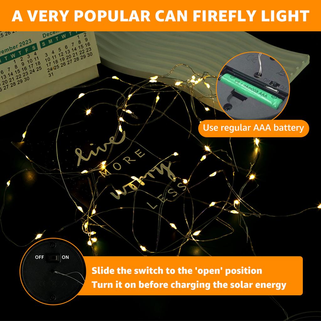 Hanging Mason Jar Solar Lights Solar Jar String Light Lid Outdoor Waterproof Outdoor Decor for Balcony,Garden,Patio,Yard,Wedding