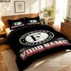 Custom Feyenoord Bedding Quilt Set Quilt Cover Pillowcase Home Decoration Birthday Gift (1 * Duvet Cover + 2 * Pillowcase, Without Core)