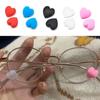 10Pcs Silicone Heart Anti Slip Ear Hook Eyeglass Eyewear Accessories Eye Glasses Grip Temple Tip Holder Spectacle Eyeglass Grip