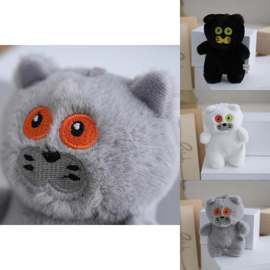 Entzückende Plüschkatzenpuppe Weiche PP-Baumwolle Stofftier Niedliches Geschenk Kissen