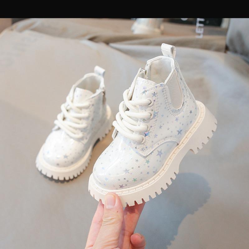 Dziecięce Wiosenne i Jesienne Nowe Buty Chłopięce Kozaki Dziewczęce Miękka Podeszwa Casualowe Buty Dziecięce Pojedyncze Kozaki Krótkie Kozaki