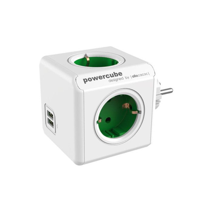 Unité De Distribution Secteur Allocacoc PowerCube Original Usb - Blanc
