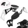 Motorradzubehör für Harley Touring Electra Street Road Glide Ultra 97–13, verstellbare hintere Passagierarmlehnen mit Getränkehalter