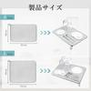 Dish Drying Kitchen Dish Drying Rollable Storage Mat with Shelf Machine Washable Mat, Quick-Drying Absorbent, 30x45cm, Mat, Loops, Over-Sink, Sheet,
