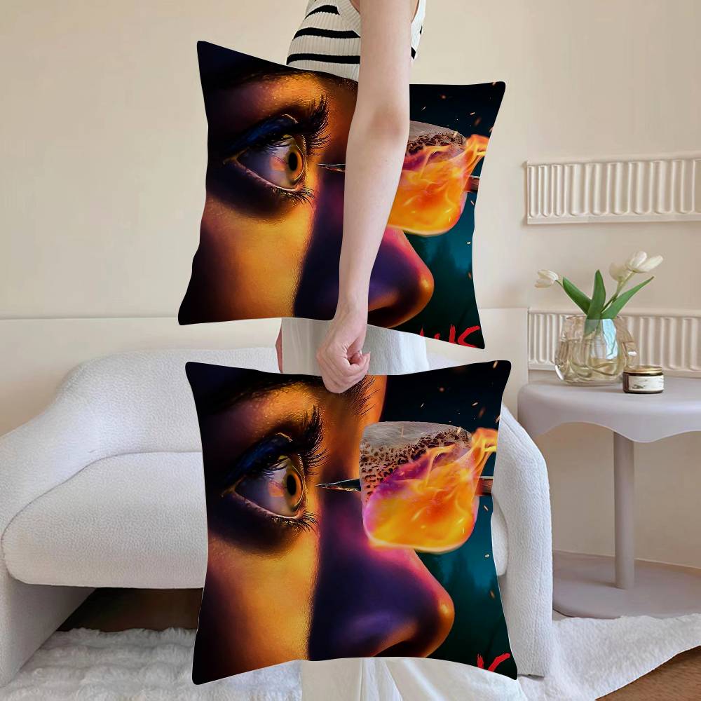 American Horror Story 1984 Pillow Case Sofa and Living Room Decorative Cushion Covers Dust-proof and Mite-proof Invisible Zipper