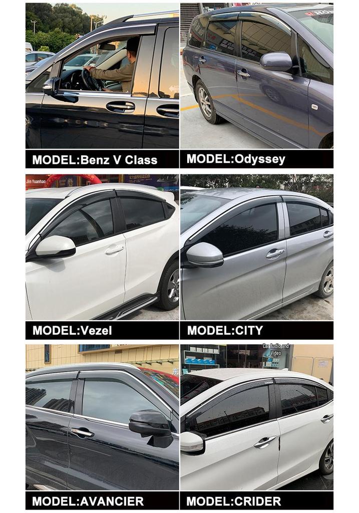 Heavy Duty Truck U70 Car Window Rain Guard Sun Visor Rain Brow VGV U70 PRO Visor