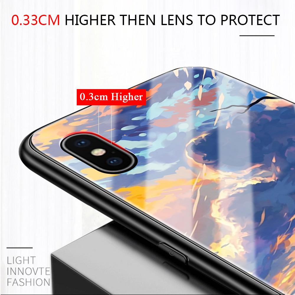 Tempered Glass Phone Case For iPhone 11 12 13 14 15 16 17 Redmi 10 12 14C Note10 Note14 Xiaomi 11Lite PocoC75 Soft Edge Shockproof Smooth Shell