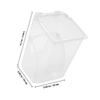 Bird Cage Feeder with Large Capacity Scientific Design Easy Clean Bird Food Holder for Pigeon Parrot Quail Hanging Feeder Box