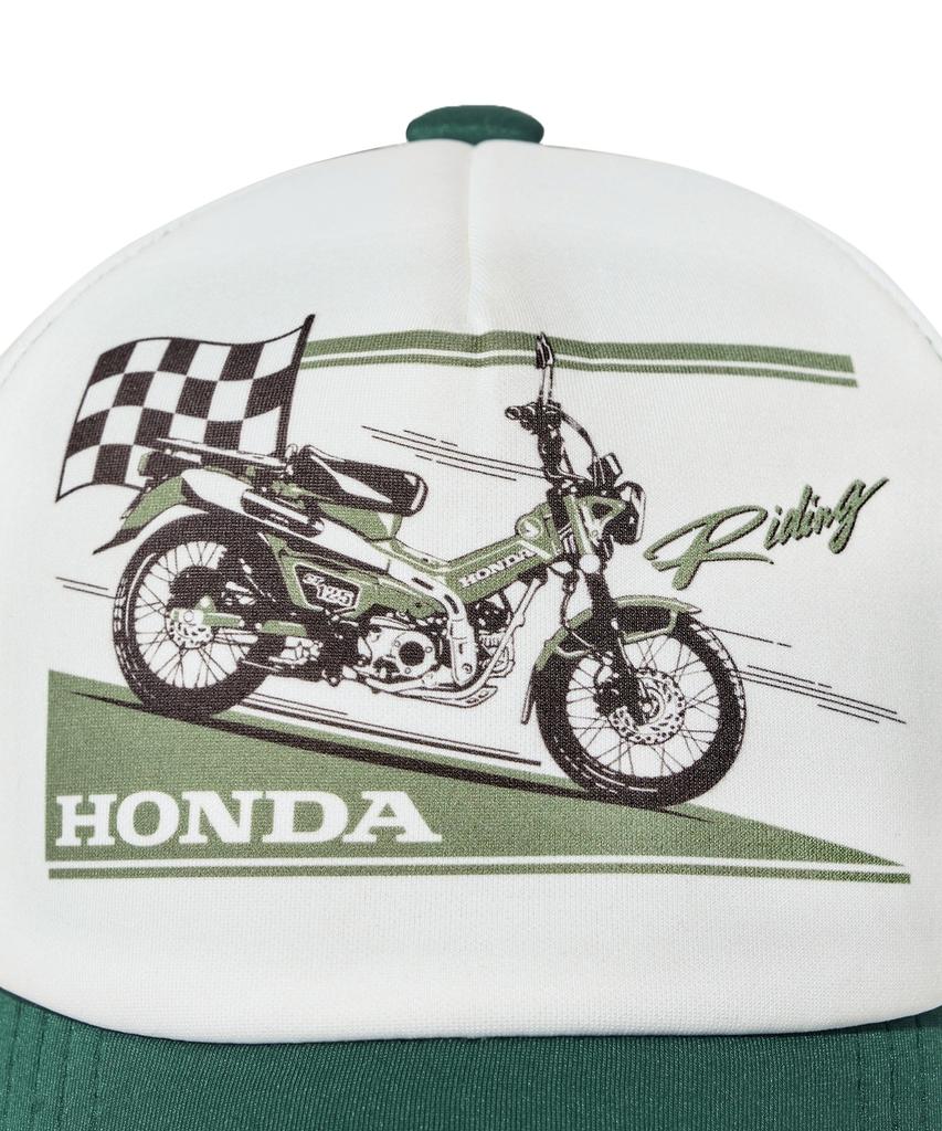 PHYPS MOTORCYCLE Honda Anime Ct 125 Mesh Cap_Green