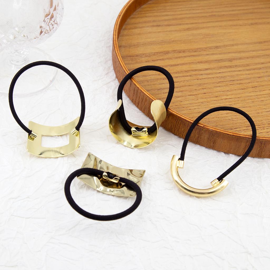 Nuove Cordicelle per Capelli da Donna Coreane, Elastici Metallici, Portacoda di Cavallo, Elastico di Gomma per Elastici per Capelli, Scrunchies, Fascia per Capelli, Accessori per Capelli