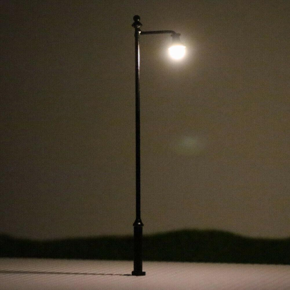 

AC DC 1 87 3.54 5pcs Lights Post Street LED Lamp Railway 90mm HO OO Lampposts Layout Train Warm White 3V Building China Mainland