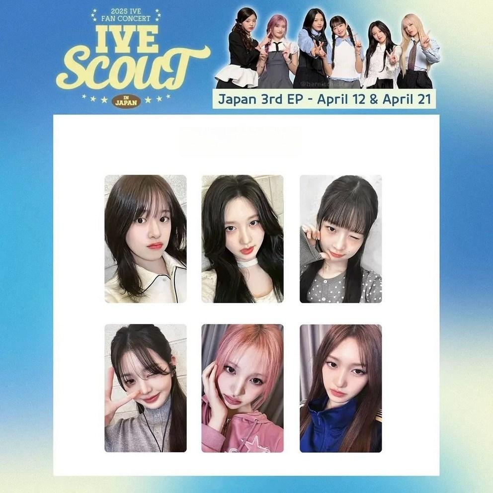 Ive Poca Η 3η Συναυλία για Φανς Fan Meeting Άλμπουμ 2025 IVE SCOUT DIVE Zone Day Εμπορεύματα Φωτοκάρτα