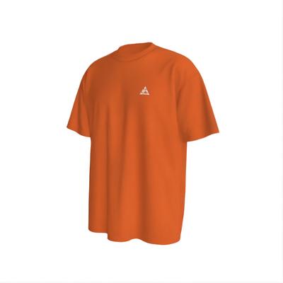 Nrg Acg Ss Lbr Tee Seria Casual Wygodny Jednolity Kolor Pulower T-shirt z Krótkim Rękawem Męskie Koszulki Pomarańczowy DJ3643-819