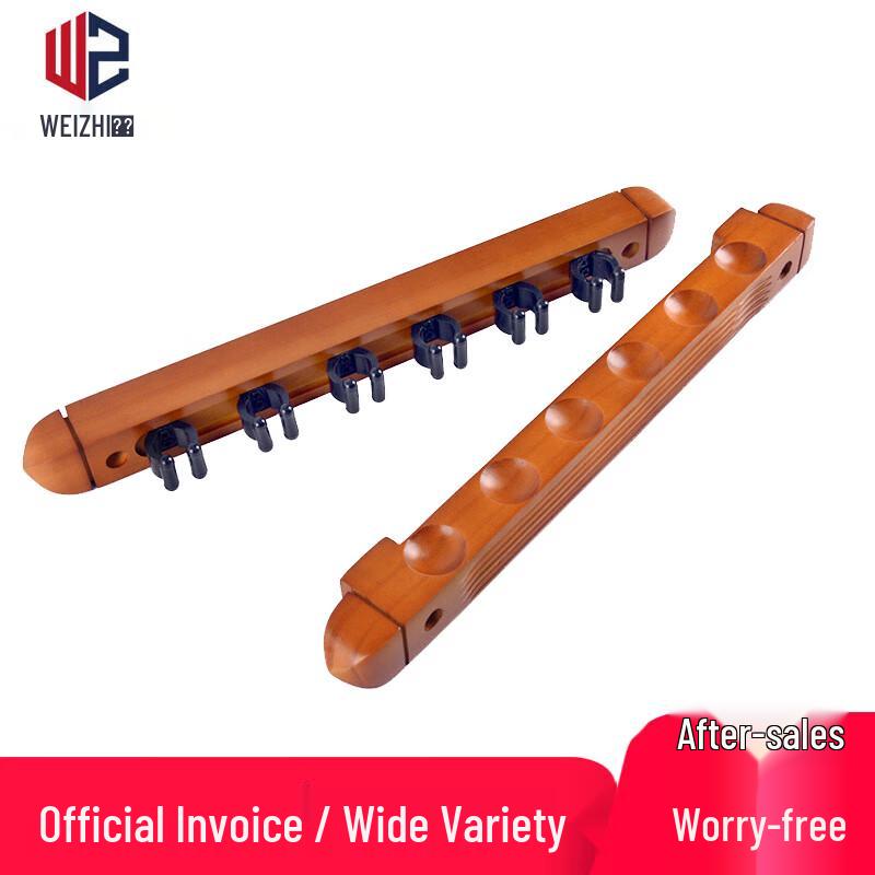 

Solid Wood 6-Position Roman Billiard Cue Rack