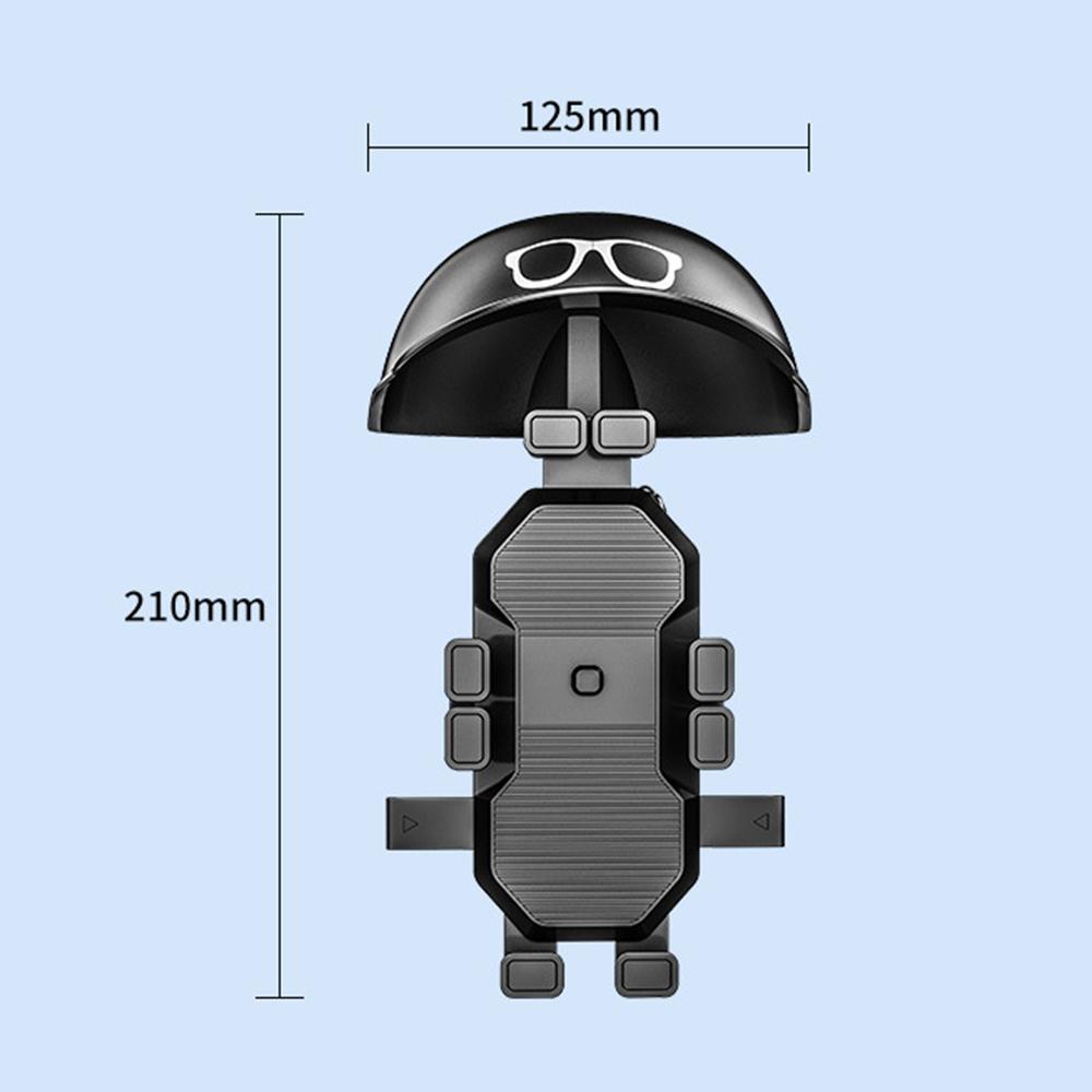 Motorcycle Phone Mount Bike Phone Holder  Scooter Phone Clip for 4.7 "  "  To 7.4 "  "   Smartphones,