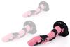 Cobra Snake Dildo L 26 X 7cm Black-Pink - Unicorny - Unusual Dildos