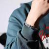 Nowe Stalowe Moździerzowe Bransoletki Kubańskie dla Mężczyzn, Stare Tajskie Modne Bransoletki, Modne Akcesoria
