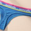 European Size Sexy Low Waist Thong Letter Belt Thread Women's Underwear Briefs T-pants Cotton
