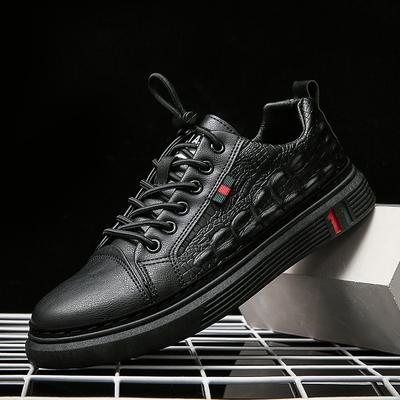 Herren Leder Freizeitschuhe Herren Britischer Stil Designer Schuhe Gummizug Outdoor Mokassins Herren Slipper Sneaker Slipper Herren