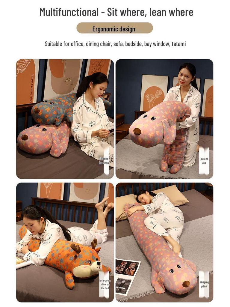 Removable & Washable Three-Layer Cartoon Animal Hugging Pillow for Girls