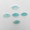 Natural Aqua Chalcedony Marquise Cabochon Loose Gemstone Lot 7 Pcs 8*15-8*16 MM 32 CT For Jewelry Making