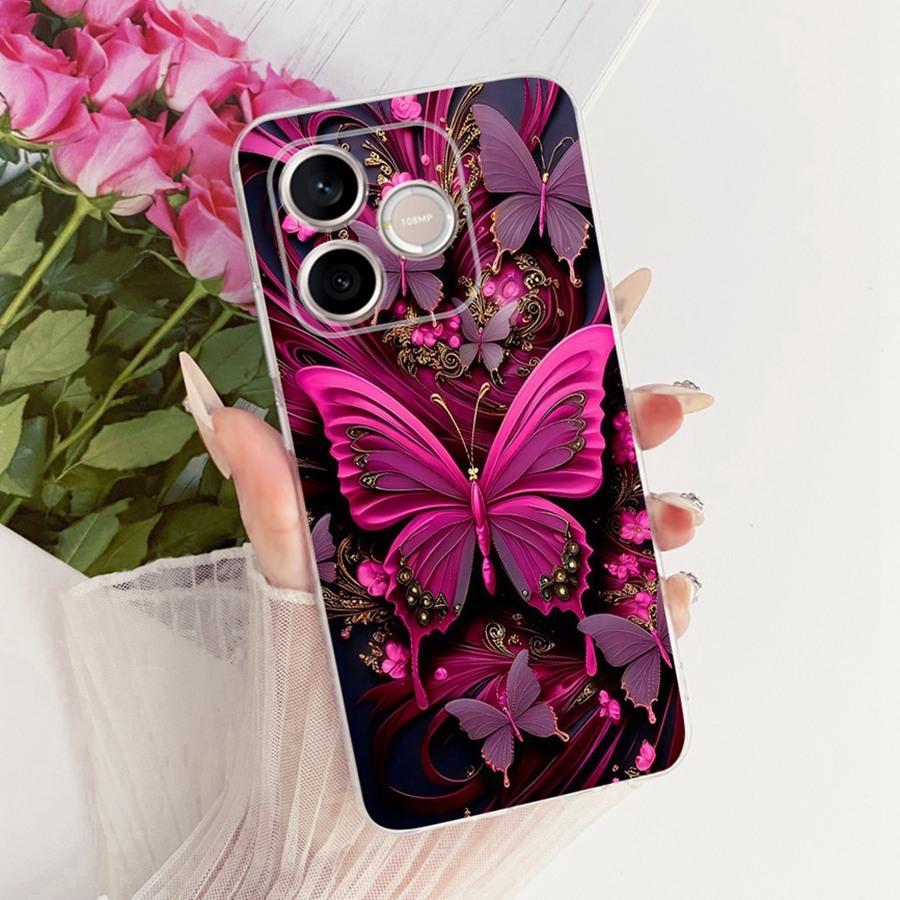 Shell for Honor 600 Lite Case LNA-NX1 Capa Soft Silicone New Bbutterfly design Cover for Honor 500 Smart Honor600 Lite Couqe