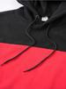 Autumn Winter Men's Fashionable Colour Blocking Sweater Outdoor Casual Sports Hooded  Moisture Wicking Comfortable Skin-friendly Breathable Tops