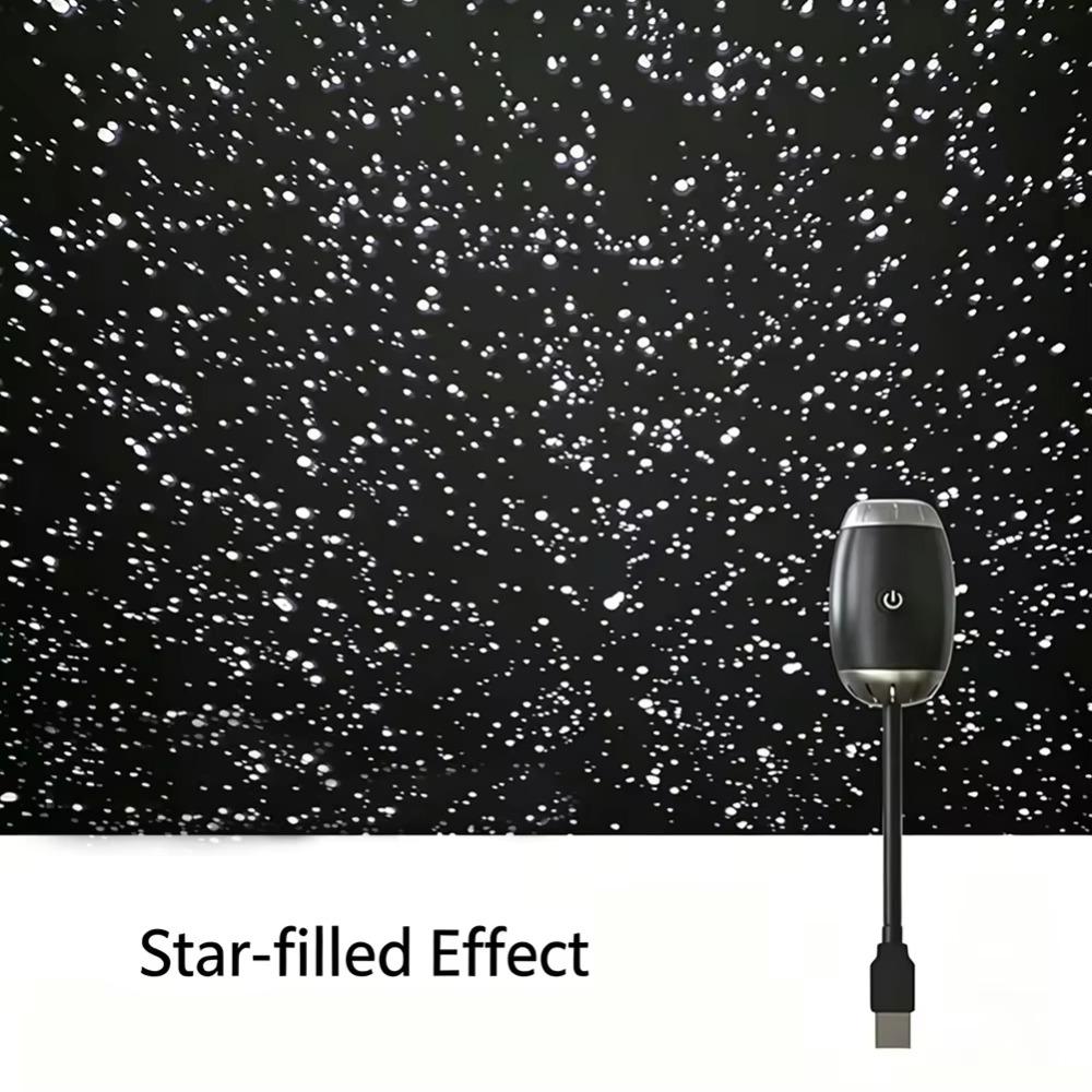 USB Powered Car Atmosphere USB Projector Light Starry Sky Night Light Car Ambient Light Style A