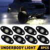 White Rock LED Fit Light Jeep Truck Off-Road UTV ATV Fit 8Pods Wheel Light