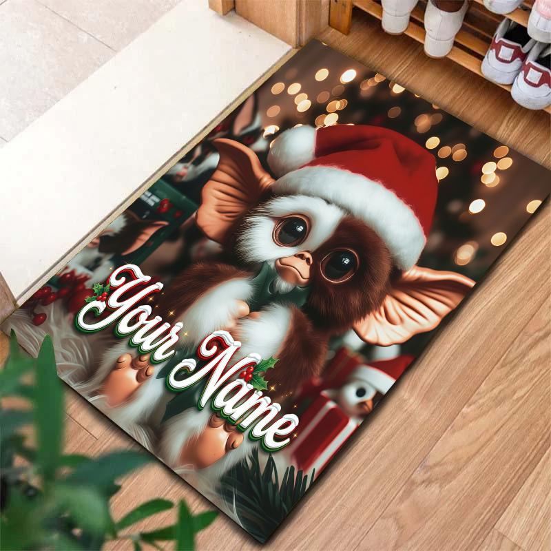 Gremlins Gizmo Custom Name Carpet Rug For Living Room Bedroom Home Sofa Decoration Kids Play Nonslip Floor Mat