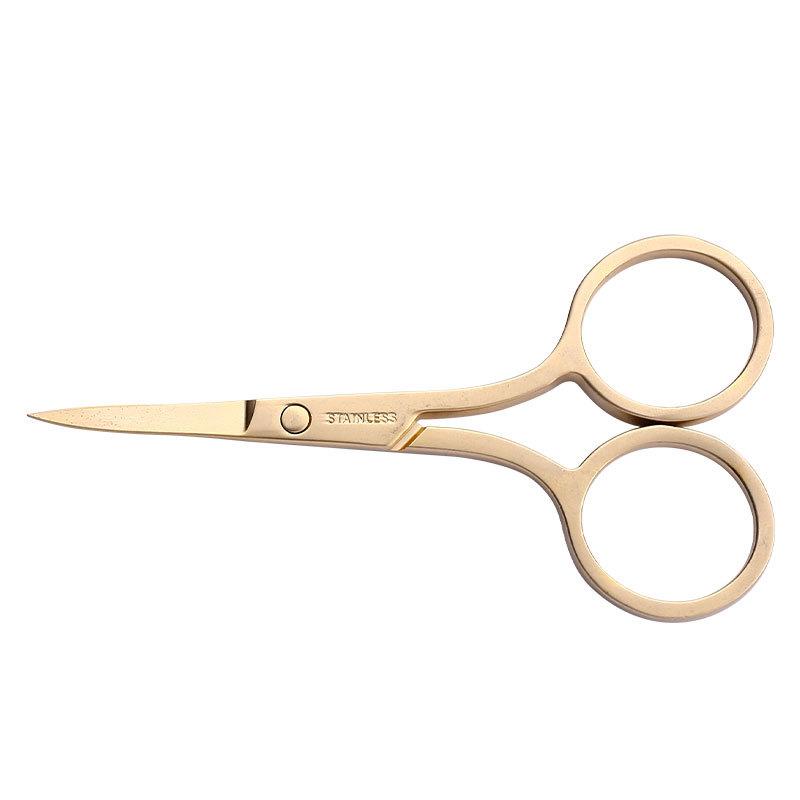 Eyebrow Trimmer Nose Hair Trimmer Fluff Trimmer Stainless Steel Tip Beauty Eyelashes Makeup Small Scissors Grooming Tool