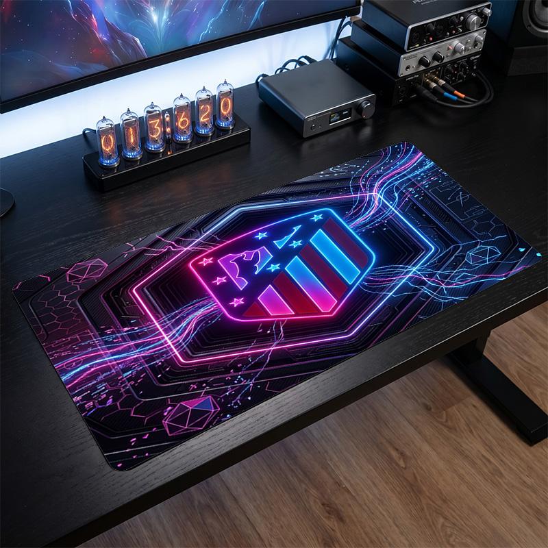 Atletico Madrid Printed Large Mouse Pad, Non Slip Soft Rubber Gaming Desk Mat for Office Laptop Computer Decor