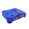 Retro Video Game Console Case Translucent Blue Replacement Protective Shell for N64 Retro Video Game